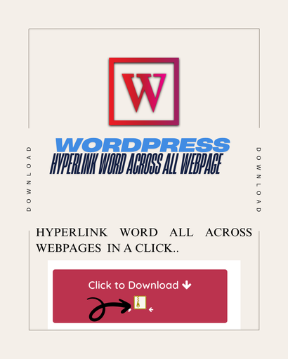 Hyperlink Word across all pages | Wordpress plugin